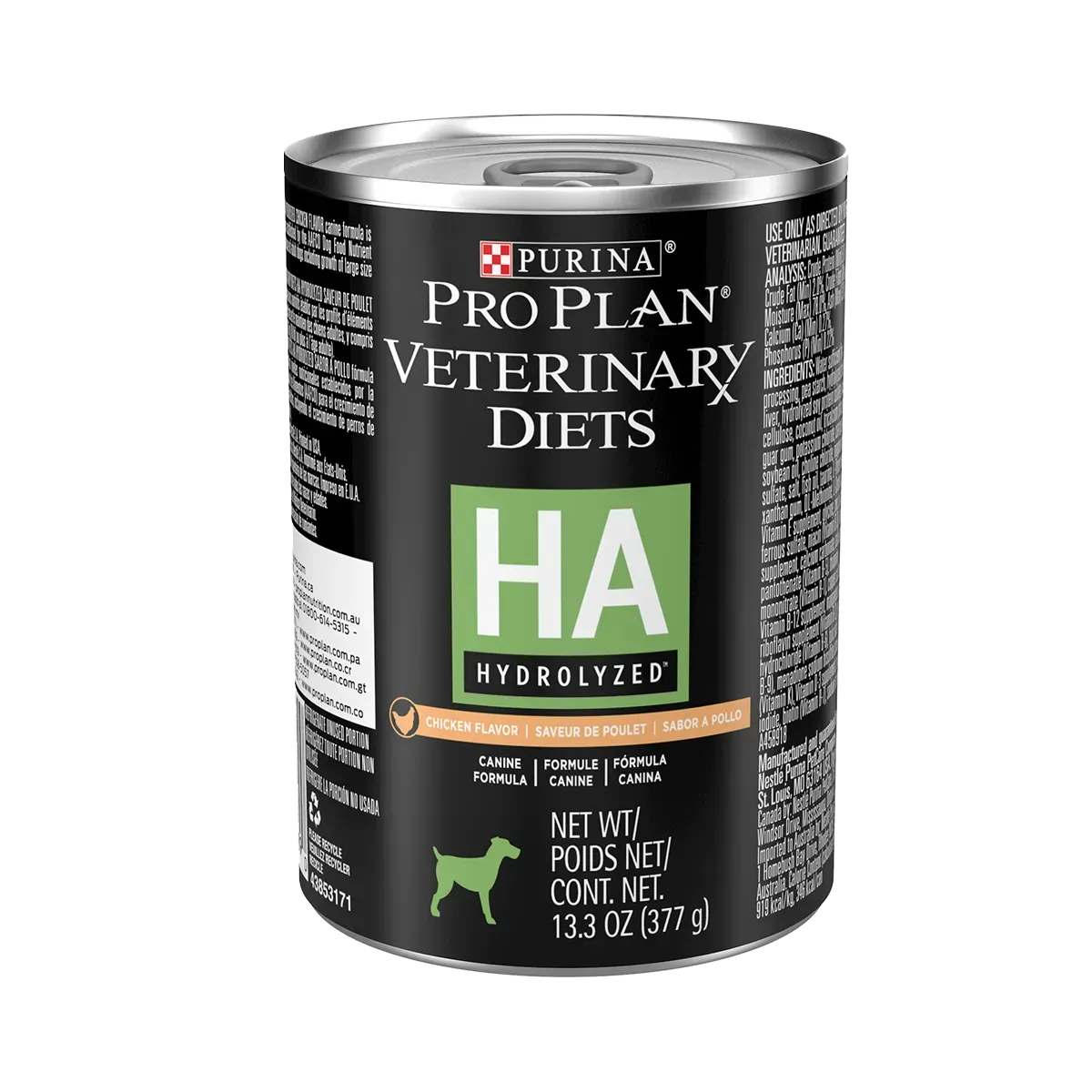Pro Plan Veterinary Diets Lata Perro HA Hipoalergénico